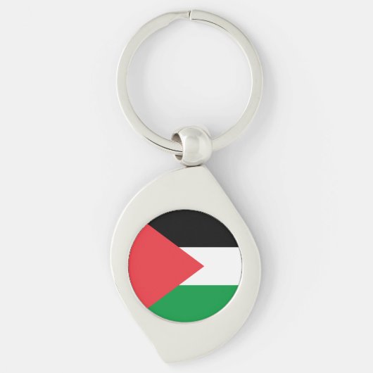 Palestijnse staatsvlag sleutelhanger (Voorkant)