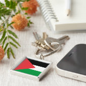 Palestijnse staatsvlag sleutelhanger (Zijkant)
