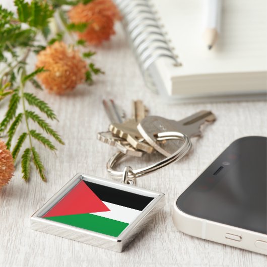 Palestijnse staatsvlag sleutelhanger (Zijkant)