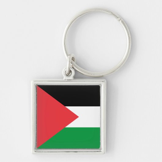 Palestijnse staatsvlag sleutelhanger (Voorkant)