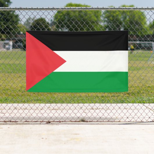Palestijnse staatsvlag spandoek (Insitu)