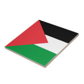 Palestijnse staatsvlag tegeltje (Zijkant)
