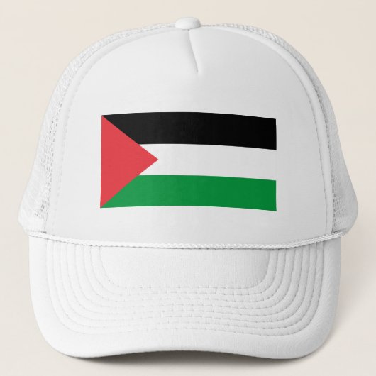 Palestijnse staatsvlag trucker pet (Voorkant)