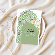 Palestijnse Tatreez-bogen in groen