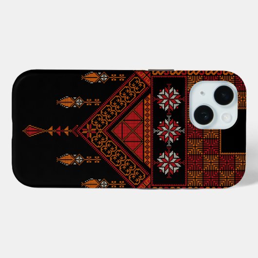Palestijnse Tatreez borduurwerk | Palestijnse kuns Case-Mate iPhone Case (Achterkant (horizontaal))
