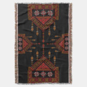 Palestijnse Tatreez borduurwerk | Palestijnse kuns Deken (Voorkant Verticaal)