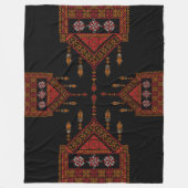 Palestijnse Tatreez borduurwerk | Palestijnse kuns Fleece Deken (Voorkant)