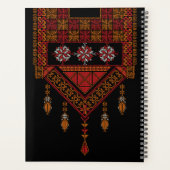 Palestijnse Tatreez borduurwerk | Palestijnse kuns Planner (Achterkant)