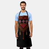 Palestijnse Tatreez borduurwerk | Palestijnse kuns Schort (Gedragen)