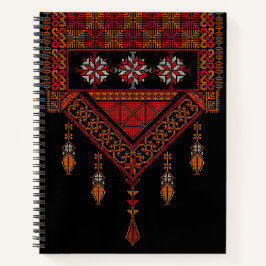 Palestijnse Tatreez borduurwerk |Palestijnse kunst Notitieboek