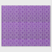 palestijnse tatreez print in Paarse inpakpapier (Vlak)