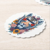 Palestijnse tijger - PALESTINA VLAG  Kartonnen Onderzetters (Gekanteld)