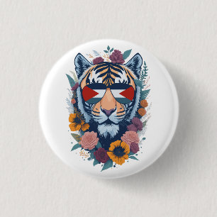 Palestijnse tijger - PALESTINA VLAG Ronde Button 3,2 Cm