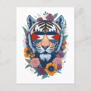 Palestijnse tijger - Palestine FLAG Briefkaart