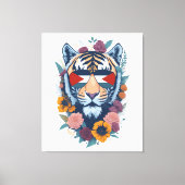 Palestijnse tijger - Palestine FLAG Canvas Afdruk (Voorkant)