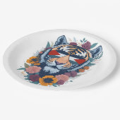 Palestijnse tijger - Palestine FLAG - Gift for Pal Papieren Bordje (Gekanteld)