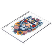 Palestijnse tijger - Palestine FLAG Notitieboek (Linkerzijde)