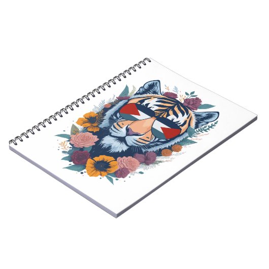 Palestijnse tijger - Palestine FLAG Notitieboek (Linkerzijde)