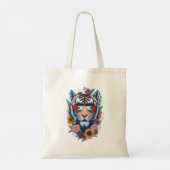Palestijnse tijger - Palestine FLAG Tote Bag (Achterkant)
