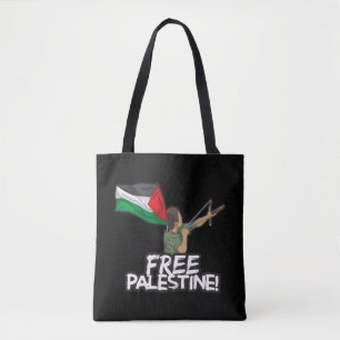 Palestijnse Verzetsstrijder kinderenvlag Palestijn Tote Bag