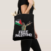 Palestijnse Verzetsstrijder kinderenvlag Palestijn Tote Bag (Dichtbij)