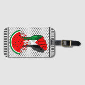 Palestijnse verzetsstrijders steken de kop op in W Bagagelabel (Voorkant (horizontaal))