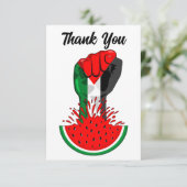 Palestijnse verzetsstrijders steken de kop op in W Bedankkaart (Staand voorkant)