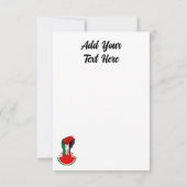 Palestijnse verzetsstrijders steken de kop op in W Bedankkaart (Achterkant)