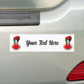 Palestijnse verzetsstrijders steken de kop op in W Bumpersticker (Op auto)