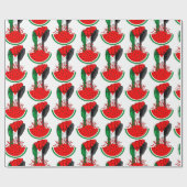 Palestijnse verzetsstrijders steken de kop op in W Cadeaupapier (Vlak)