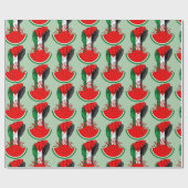 Palestijnse verzetsstrijders steken de kop op in W Cadeaupapier (Vlak)