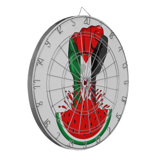 Palestijnse verzetsstrijders steken de kop op in W Dartbord (Voorkant Links)