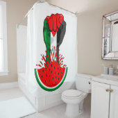 Palestijnse verzetsstrijders steken de kop op in W Douchegordijn (In situ)