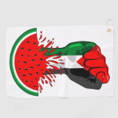 Palestijnse verzetsstrijders steken de kop op in W Golfhanddoek (Horizontaal)