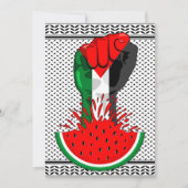 Palestijnse verzetsstrijders steken de kop op in W Kaart (Voorkant)