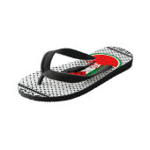 Palestijnse verzetsstrijders steken de kop op in W Kinder Teenslippers (Schuin)