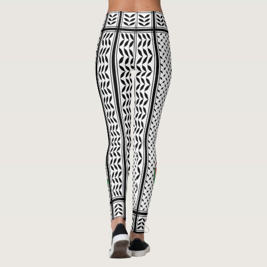 Palestijnse verzetsstrijders steken de kop op in W Leggings (Achterkant)