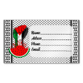 Palestijnse verzetsstrijders steken de kop op in W Magnetisch Visitekaartje (Voorkant)