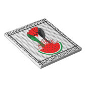 Palestijnse verzetsstrijders steken de kop op in W Notitieblok (Schuin)