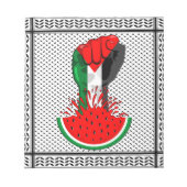 Palestijnse verzetsstrijders steken de kop op in W Notitieblok (Voorkant)