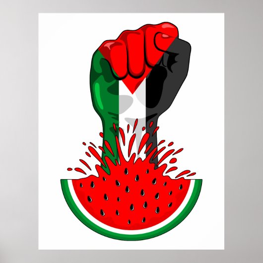 Palestijnse verzetsstrijders steken de kop op in W Poster (Voorkant)