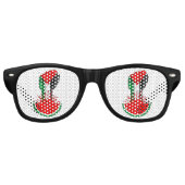 Palestijnse verzetsstrijders steken de kop op in W Retro Zonnebril (Voorkant)