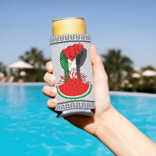 Palestijnse verzetsstrijders steken de kop op in W Seltzer Blikjeskoeler