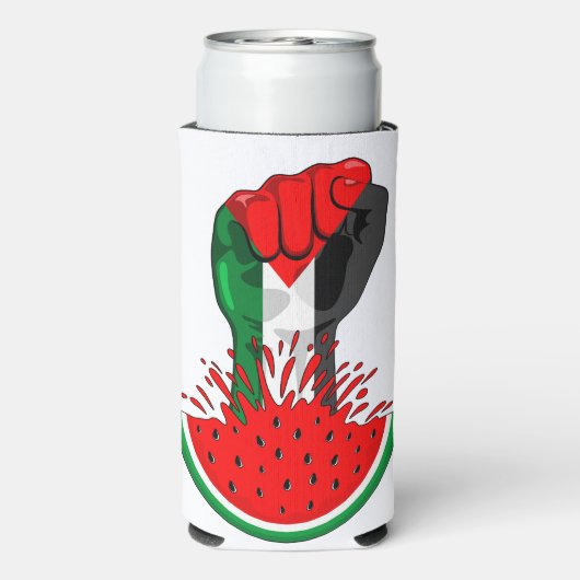 Palestijnse verzetsstrijders steken de kop op in W Seltzer Blikjeskoeler (Seltzer Achterkant)