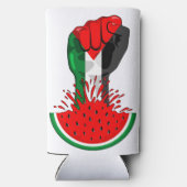 Palestijnse verzetsstrijders steken de kop op in W Seltzer Blikjeskoeler (Achterkant)