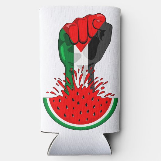 Palestijnse verzetsstrijders steken de kop op in W Seltzer Blikjeskoeler (Achterkant)