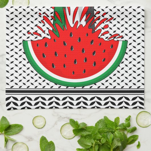 Palestijnse verzetsstrijders steken de kop op in W Theedoek (Gevouwen)