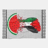 Palestijnse verzetsstrijders steken de kop op in W Theedoek (Horizontaal)