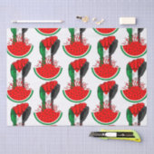 Palestijnse verzetsstrijders steken de kop op in W Tissuepapier (Craft)