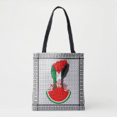 Palestijnse verzetsstrijders steken de kop op in W Tote Bag (Voorkant)